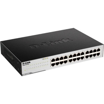 Коммутатор D-Link DGS-1024C/F6/E 24-port 10/100/1000Mbps, неуправляемый