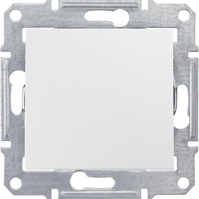 Выключатель с/у 1-кл 10A, IP44, Schneider Electric Sedna [SDN0100321] белый