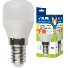 Лампа LED E14/Y27 для холодильников,  3W, 3000K, 250Лм, VOLPE [LED-Y27-3W/WW/E14/FR/Z]