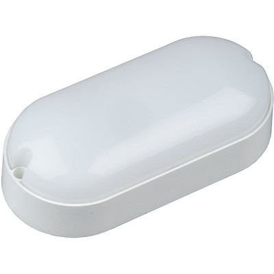 Светильник ЖКХ LED 12W овал, 6500K, 1080Лм, IP65, 165*80*50, VOLPE [ULW-Q225 12W/6500К IP65 WHITE]