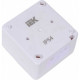 Выключатель о/у 2-кл 10A, IP54, IEK ГЕРМЕС PLUS ВС20-2-0-ГПБ [EVMP20-K01-10-54-EC] белый