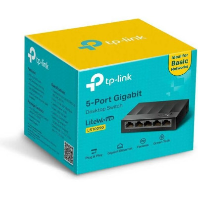 Коммутатор TP-Link LS1005G 5 портов Ethernet 10/100/1000 Мбит/сек неуправляемый
