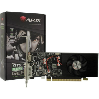 Видеокарта GF GT 1030 2Gb GDDR5 64bit 1227/6000 DVI/HDMI AFOX [AF1030-2048D5L5-V2] RTL