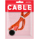 Кабель USB - Type-C, 1.0м, 2А, SmartBuy [iK-3112ERG red] в рез. оплет. Gear, мет. након, красн