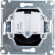 Розетка с/у 2P 16A, IP20, Schneider Electric Glossa [GSL000741] антрацит