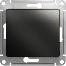 Выключатель с/у 1-кл 10А, IP20, Schneider Electric Glossa [GSL000711] антрацит