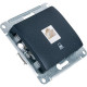 Розетка с/у компьютерная 1xRJ45, IP20, Schneider Electric Glossa [GSL000781K] антрацит