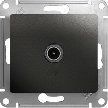 Розетка с/у TV оконечная, IP20, Schneider Electric Glossa [GSL000793] антрацит