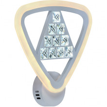 Бра LED 42W, 3000-6500K, 3000Лм, 320*300*50, планка, PL [18028/1W A WHT] белый