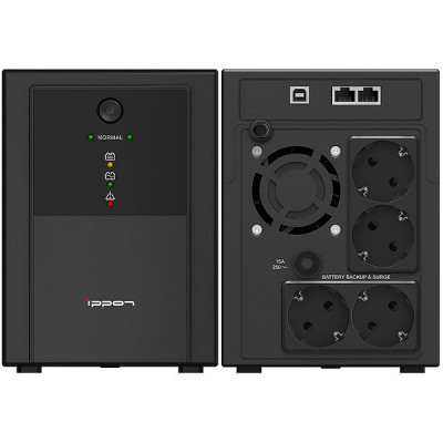 ИБП Ippon Back Basic 2200 Euro 1320Вт черный