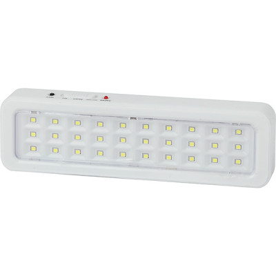 Светильник LED аварийный 220В, IP20, 30LED, 5ч, аккумулятор, 200*55*30, ЭРА [DBA-105-0-20]