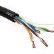 Кабель UTP 5e 4 пары медь 0.48мм 24AWG уличный, ЭРА SIMPLE [UL-4-PE][305м]