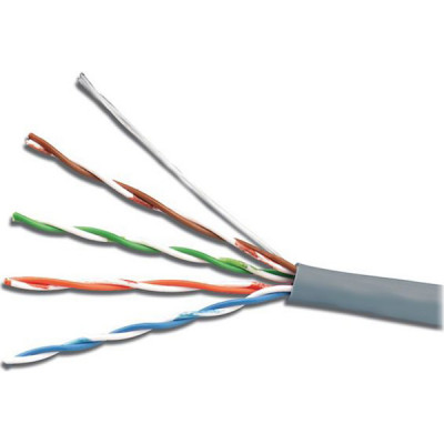 Кабель UTP 5e 4 пары CCA, 0.5 мм, 24AWG, ЭРА SIMPLE [UL-4-PVC-A-50][50м]