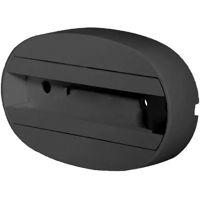 Чашка потолочная для 1ф трековых светильников, VOLPE [UBX-Q122 G81 BLACK 1 POLYBAG]