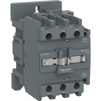 Контактор 3п 65А 1НО+1НЗ 220В AC, Schneider Electric EasyPact TVS [LC1E65M5]