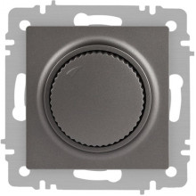 Светорегулятор (диммер) с/у 600W, IP20, поворотный, Intro Accent [6-401-09] титан
