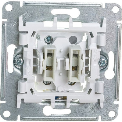 Выключатель с/у 2-кл 10А, IP20, с подсветкой, Schneider Electric ATLASDESIGN [ATN000253] бежевый