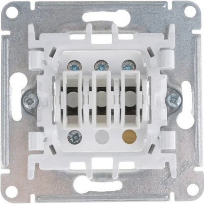 Выключатель с/у 3-кл 10А, IP20, Schneider Electric ATLASDESIGN [ATN000331] алюминий