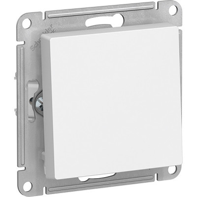 Выключатель возвратный с/у 1-кл 10А, IP20, Schneider Electric ATLASDESIGN [ATN000115] белый