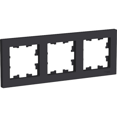 Рамка 3п, IP20, Schneider Electric ATLASDESIGN [ATN001003] карбон [5]
