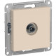 Розетка с/у TV оконечная, IP20, 1DB, Schneider Electric ATLASDESIGN [ATN000291] бежевый