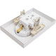 Розетка с/у 2x2P+Е 16A, IP20, со штор., в сборе, Schneider Electric ATLASDESIGN [ATN000126][10] белы