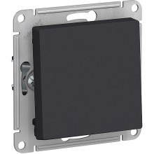 Выключатель с/у 1-кл 10А, IP20, Schneider Electric ATLASDESIGN [ATN001011] карбон [10]