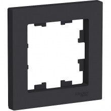 Рамка 1п, IP20, Schneider Electric ATLASDESIGN [ATN001001] карбон [20]