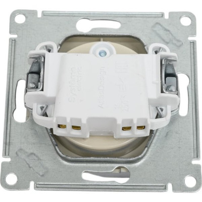 Розетка с/у 2P 16A, IP20, со шторками, Schneider Electric ATLASDESIGN [ATN000349] алюминий