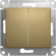 Выключатель с/у 2-кл 10А, IP20, Schneider Electric Glossa [GSL000451] титан
