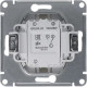 Переключатель с/у 1-кл 10А, Schneider Electric Glossa [GSL001261] платина