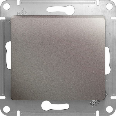 Переключатель с/у 1-кл 10А, Schneider Electric Glossa [GSL001261] платина