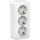 Розетка о/у 3x2P+E 16А, со шторками, изол.пл., Schneider Electric Blanca [BLNRA011311] белый [5]