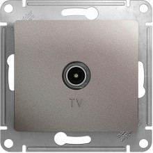 Розетка с/у TV, оконечная, Schneider Electric Glossa [GSL001293] платина