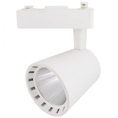 Светильник трековый 1ф LED 15W, 4000K, 1350Лм, 1xCOB 24°, TDM TRL-01-015-NW [SQ0369-0008] белый
