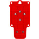 Колодка каучуковая 1 розетка 16А/3,5кВт с защ. крышкой IP44 [РП 16-131 К] красная