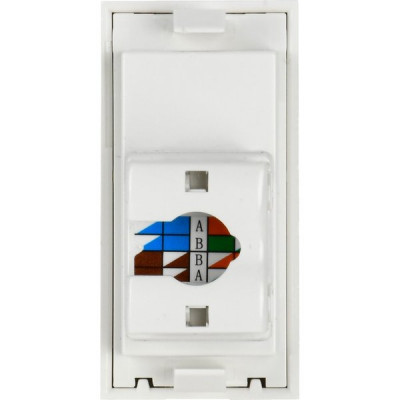Розетка иинформационная RJ-45 кат.5e, 1 модуль, IEK ПРАЙМЕР РКИ-10-00-П [CKK-40D-RI1-K01]