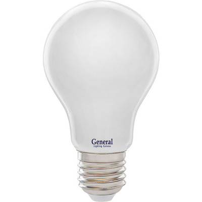 Лампа LED E27/A60 груша, 13W, FILAMENT матовый, 6500K, 1080Лм, GL [GLDEN-A60S-M-13-230-E27-6500]