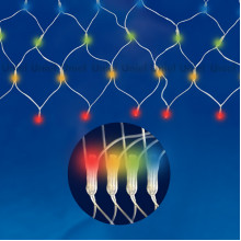 Гирлянда Сетка 1.8*1.5м, прозр., 180LED, контрол., МУЛЬТИ, Uniel [ULD-N1815-180/DTA MULTI IP20]
