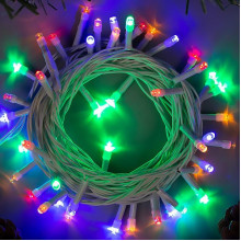 Гирлянда Нить  5м, белая, LED-50-220V, 8 режимов, МУЛЬТИ [3556771]
