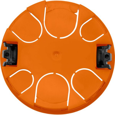 Коробка распаячная с/у d80*40мм, пл.лапки с крышкой, IP20, TDM [SQ1403-1025] красный
