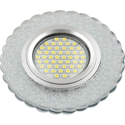 Светильник встраиваемый для ламп GU5.3/MR16, d95/65, с LED подсв., Fametto Luciole [DLS-L140 GU5.3]