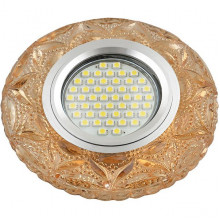 Светильник встраиваемый для ламп GU5.3/MR16, d95/65, с LED подсв., Fametto Luciole [DLS-L149 GU5.3]