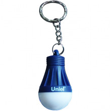 Фонарь-брелок 1LED, пластиковый корпус, 4хLR41, Uniel [S-KL023-T BLUE] синий