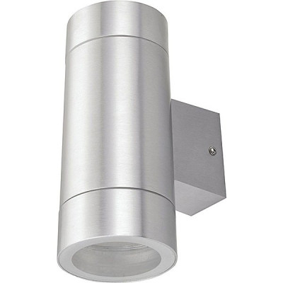 Светильник фасадный 2xGX53, IP65, 90*205*140, GL [GWL-2GX53-M-IP65 CHROM] хром