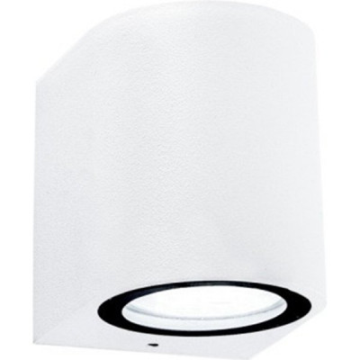 Светильник фасадный 1xGU10, IP65, 80*80*68, GL [GWL-MR16-GU10-R-IP65 WHITE] белый