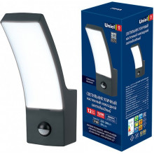 Светильник фасадный LED 12W, 4000K, 1200Лм, 240*80*240, с д/д, IP65, Uniel [ULU-S71A-12W/4000K SEN]