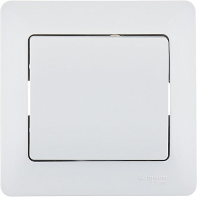 Выключатель с/у 1-кл 10А, IP20, в сборе, Schneider Electric Glossa [GSL000112][15] белый