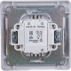 Выключатель с/у 2-кл 10А, IP20, в сборе, Schneider Electric Glossa [GSL000152][15] белый