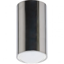 Светильник накладной 1xGU10 MAX50W, IP20, d55*100, ЭРА [OL15 GU10 CH] хром